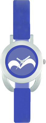 View Shivam Retail SR-VT-17 Stylished Looked Printed Dial Heavy Rubber Blue Strap Diwali Dhamaka Best Deal Of Watch  - For Girls Wrist Watches Price Online(Shivam Retail)
