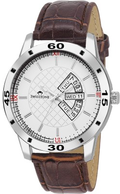 SWISSTONE SW-WT315-WT-BRW Watch  - For Men   Watches  (Swisstone)