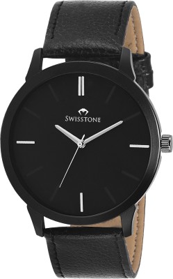 SWISSTONE SLIM141-BLK Watch  - For Men   Watches  (Swisstone)