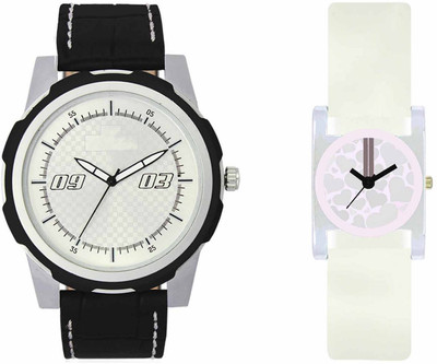 View Volga VL40VT10 Exclusive Leather & Plastic Boys & Girls Combo Watch  - For Men & Women Wrist Watches Price Online(Volga)