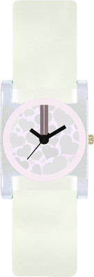 View Shivam Retail SR-VT-10 Stylished Looked Printed Dial Heavy Rubber White Strap Diwali Dhamaka Best Deal Of Watch  - For Girls Wrist Watches Price Online(Shivam Retail)