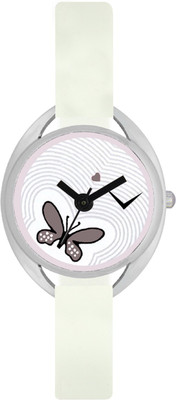 View Shivam Retail SR-VT-05 Stylished Looked Printed Dial Heavy Rubber White Strap Diwali Dhamaka Best Deal Of Watch  - For Girls Wrist Watches Price Online(Shivam Retail)
