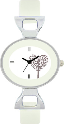 View Shivam Retail SR-VT-32 Stylished Looked Printed Dial Heavy Rubber White Strap Diwali Dhamaka Best Deal Of Watch  - For Girls Wrist Watches Price Online(Shivam Retail)