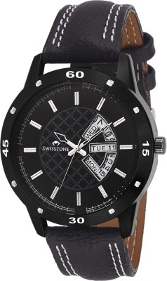 SWISSTONE SW-BK315-BLACK Watch  - For Men   Watches  (Swisstone)