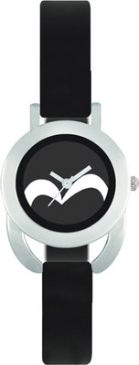 View Shivam Retail SR-VT-16 Stylished Looked Printed Dial Heavy Rubber Black Strap Diwali Dhamaka Best Deal Of Watch  - For Girls Wrist Watches Price Online(Shivam Retail)