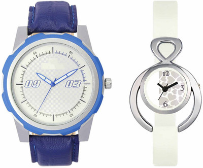 Volga VL41VT15 Exclusive Leather & Plastic Boys & Girls Combo Watch - For Men & Women