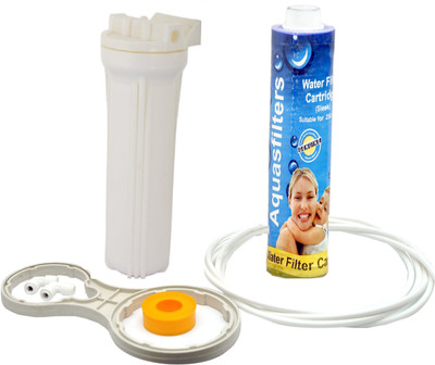 

ipure Pre filter housing Complete Kit with 9 Inch candle ,1/4 & 3/8 Size inlets for Kent RO's Solid Filter Cartridge(5, Pack of 9)