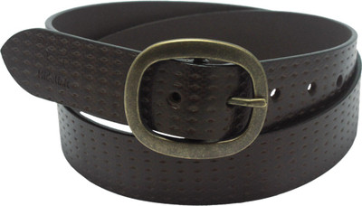 

Hidelink Men & Women Formal Brown Genuine Leather Belt