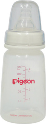

Pigeon Peristaltic Nursing Bottle Rpp Nipple S - 120 ml(White)