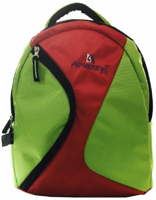 Amazing sports 3.00 L Laptop Backpack(Green, Red)
