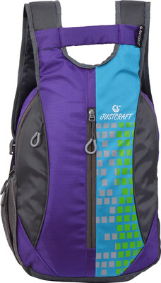 Justcraft Roller 15 L Backpack(Purple, Blue), Blue;purple