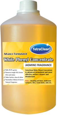 TetraClean Jasmine White Phenyl Concentrate Jasmine  (1 L)