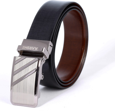 

AARSHE Men Casual, Formal Black, Brown Genuine Leather Reversible Belt