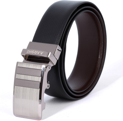 

AARSHE Men Casual, Formal Black, Brown Genuine Leather Reversible Belt