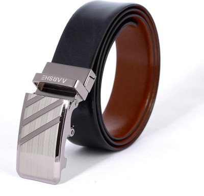 

AARSHE Men Casual, Formal Black, Brown Genuine Leather Reversible Belt