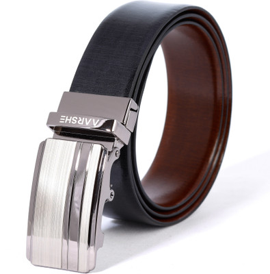 

AARSHE Men Casual, Formal Black, Brown Genuine Leather Reversible Belt