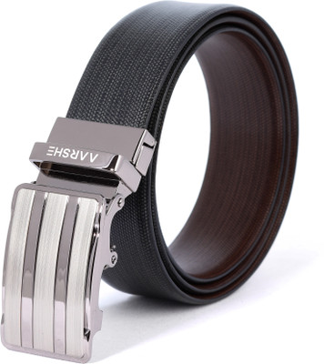 

AARSHE Men Casual, Formal Black, Brown Genuine Leather Reversible Belt