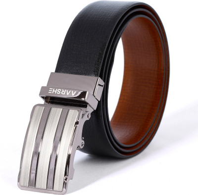 

AARSHE Men Casual, Formal Black, Brown Genuine Leather Reversible Belt