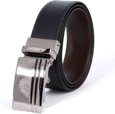

AARSHE Men Casual, Formal Black, Brown Genuine Leather Reversible Belt