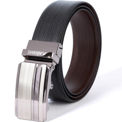 

AARSHE Men Casual, Formal Black, Brown Genuine Leather Reversible Belt