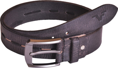 

vener fabica Men Casual, Party, Formal, Evening Grey Genuine Leather Belt, Gray