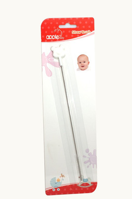 

Apple Baby Straw Brush(Steel Colour)