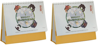 

idolcollections Desk Calendar 2018 Table Calendar(Multicolor, Smart Business)