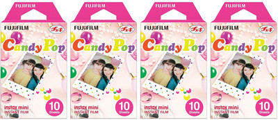 

Fujifilm Instax Mini Candy Pop (10x4) Film Roll(Yes 800 ISO Pack of 4)
