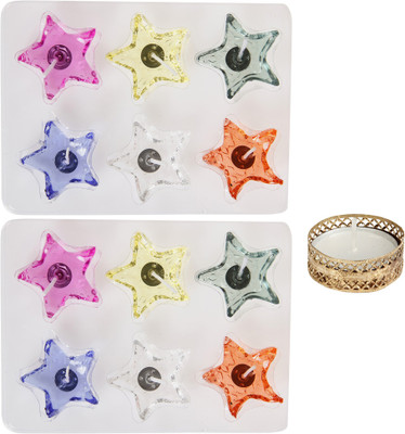 

1 For Everyone 13-Floating -Candle Candle(Multicolor, Pack of 13)
