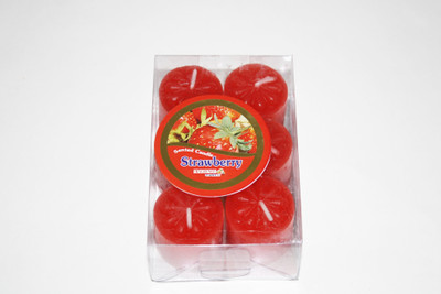 Mcnt Red Candle(Red, Pack of 6)