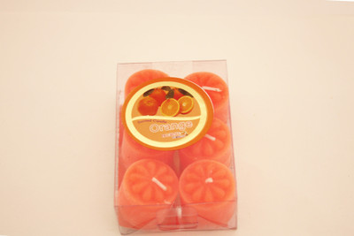 

Mcnt Orange Candle(Orange, Pack of 6)