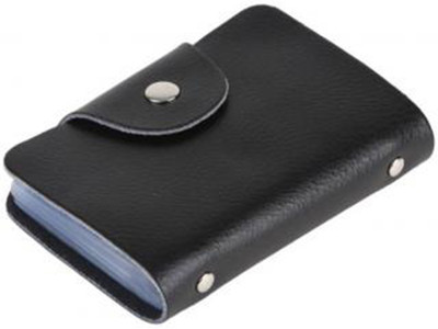 

Choco Creation 10 Card Holder(Set of 1, Black)