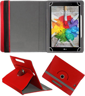 Fastway Book Cover for LG G Pad IV 8.0 FHD LTE Designer Rotating Case(Red, Cases with Holder, Pack of: 1)