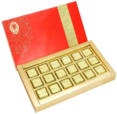 

Ghasitaram Gifts Royal 18 pcs Assorted Chocolate Box Fudges(270 g)