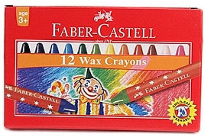 

Faber-Castell Faber Castell 12 Wax Crayons 1 Box(Multicolor)