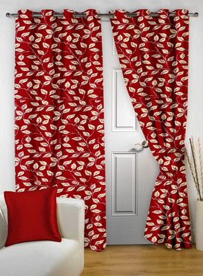 60% OFF on Story@Home Polyester Door Curtain 215 cm (7 ft) Pack of 2(Printed Maroon) 60% OFF on Story@Home Polyester Door Curtain 215 cm (7 ft) Pack of 2(Printed Maroon)