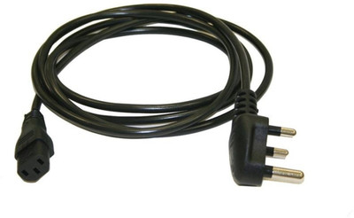 

Velentron 1 Meter Desktop Power Cord(Compatible with Desktop, Monitor, Printer, Projector, TV, Black)