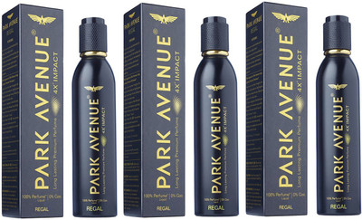 

Park Avenue 3 Regal Deodorant Spray - For Men(120 ml, Pack of 3)