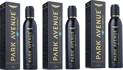 

Park Avenue 4 x Icon Deodorant Spray - For Men(120 ml, Pack of 3)