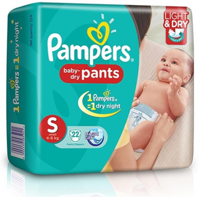 

Pampers Pampers - Baby Dry Pants Diapers Small (22 Pcs) - S(22 Pieces)