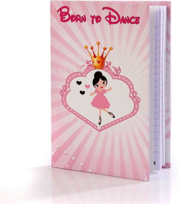 

Babyoodles A5 Notebook(Born To Dance, Pink)