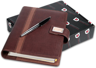 

COI Regular Gift Set(Brown leatherite executive organiser / planner with pen with Pen …, Brown)