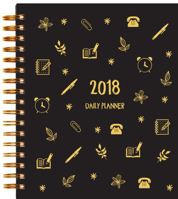 

Chambers of Ink B5 Diary(2018, Black, Gold)
