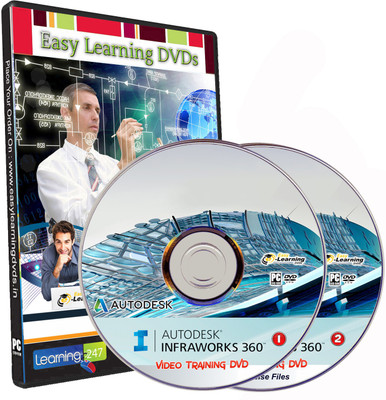 

Easylearning Autodesk InfraWorks 360 Video Training Tutorial Course on 2 DVDs(4K HD MP4)