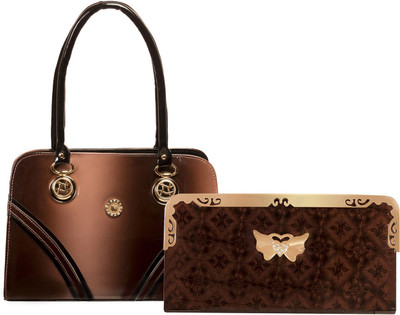 

Louise Belgium Hand-held Bag(Brown)