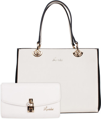 

Luvoksi Satchel(White, Black), Black;white