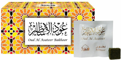 

Dukhni Oud Al Asateer Bakhoor (Medium) Lemon Agarbattis(18 Units)