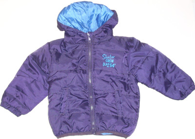 Renessance Full Sleeve Solid Baby Girls Jacket, Purple