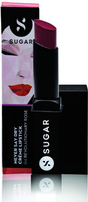 

Sugar NEVER SAY DRY CRÈME LIPSTICK - 04 Revolutionary Rose (Rose Pink)(Rose (Rose Pink), 3.5 g)