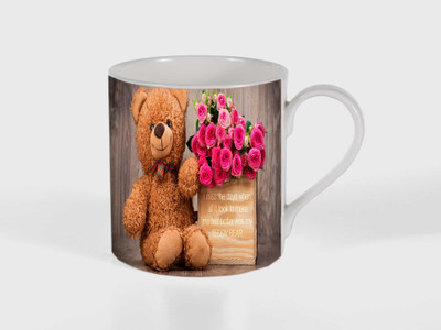 

PARTH ENTERPRISES PRINTED CERAMIC COOFEE MUG OF A couple on bycicle Ceramic Mug(250 ml), Multicolor